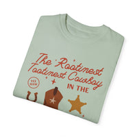 The Rootinest Tootinest Cowboy in the Wild Wild West Comfort Colors Unisex Garment-Dyed T-shirt