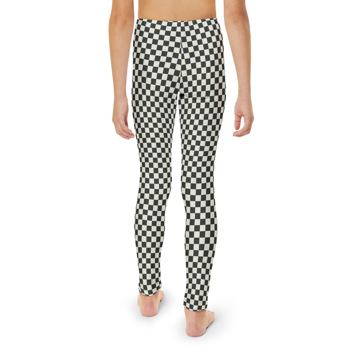 Checked Youth Full-Length Leggings