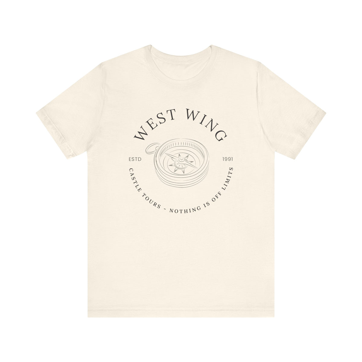 West Wing Castle Tours Bella Canvas Unisex Jersey Short Sleeve Tee