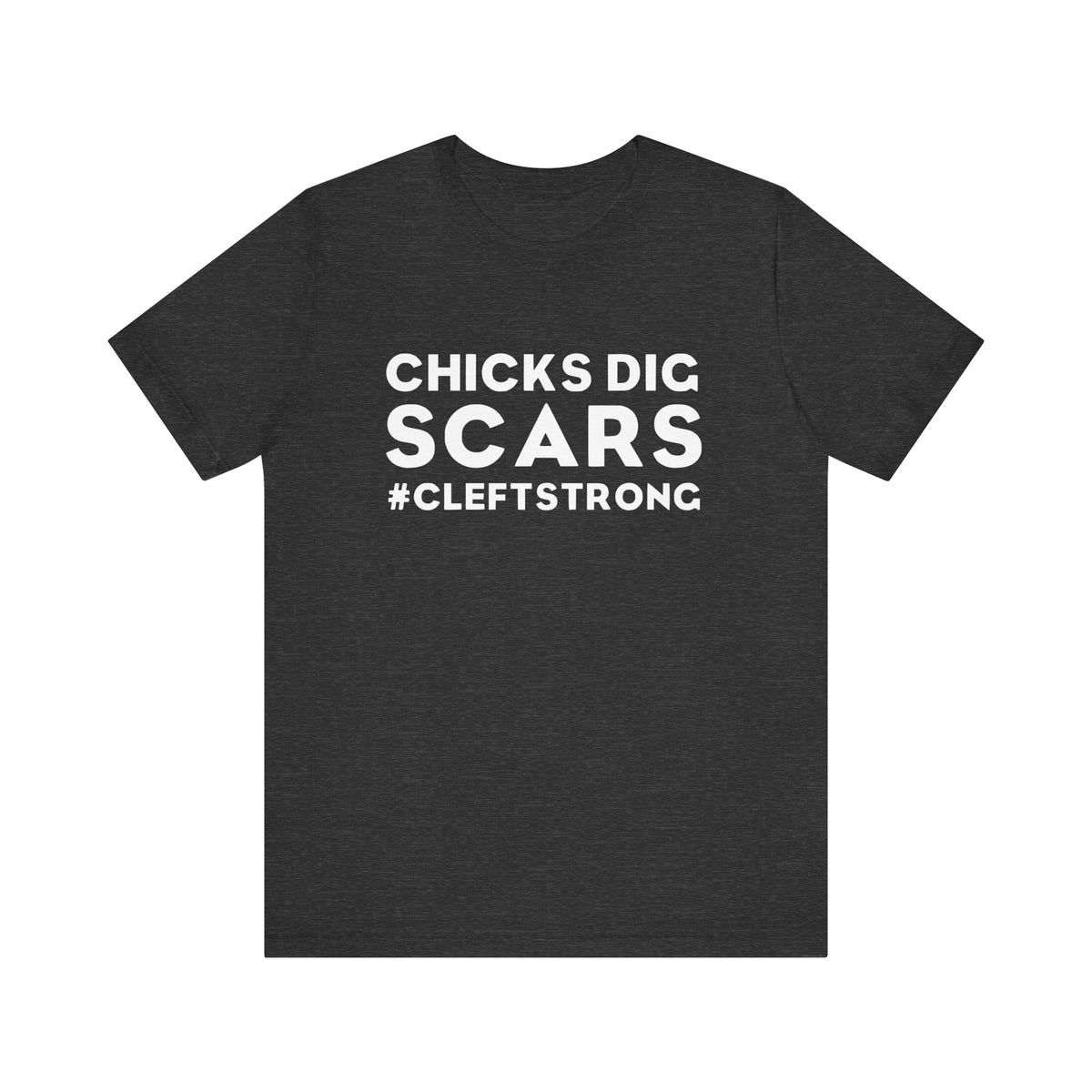 Chicks Dig Scars Bella Canvas Unisex Jersey Short Sleeve Tee