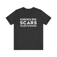 Chicks Dig Scars Bella Canvas Unisex Jersey Short Sleeve Tee