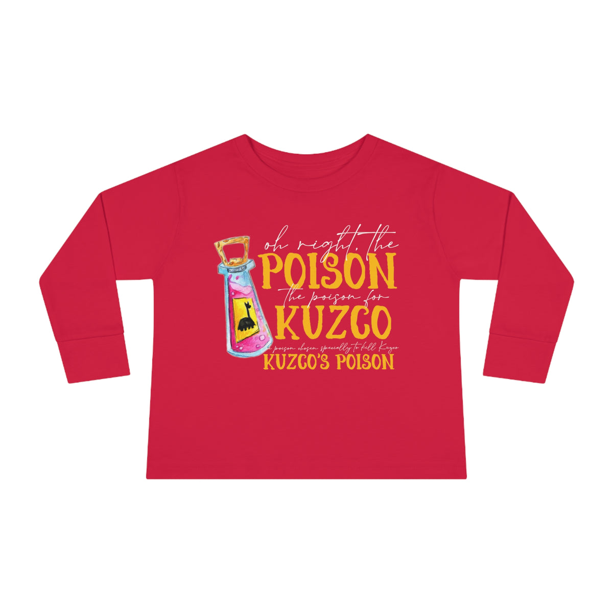 Oh Right The Poison Rabbit Skins Toddler Long Sleeve Tee