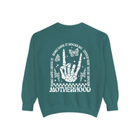 Motherhood Comfort Colors Unisex Garment-Dyed Sweatshirt