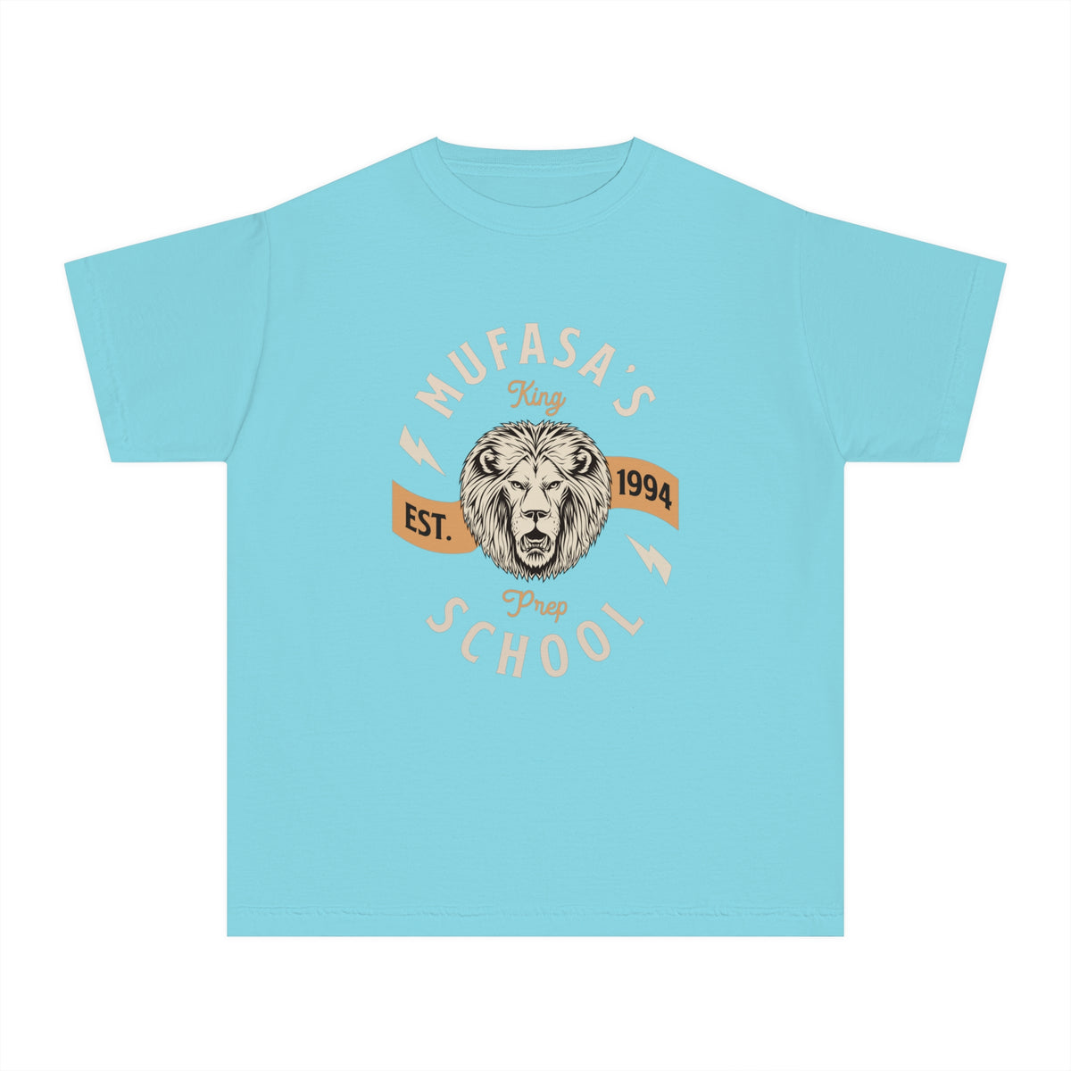 Mufasa's Prep School Comfort Colors Youth Midweight Tee
