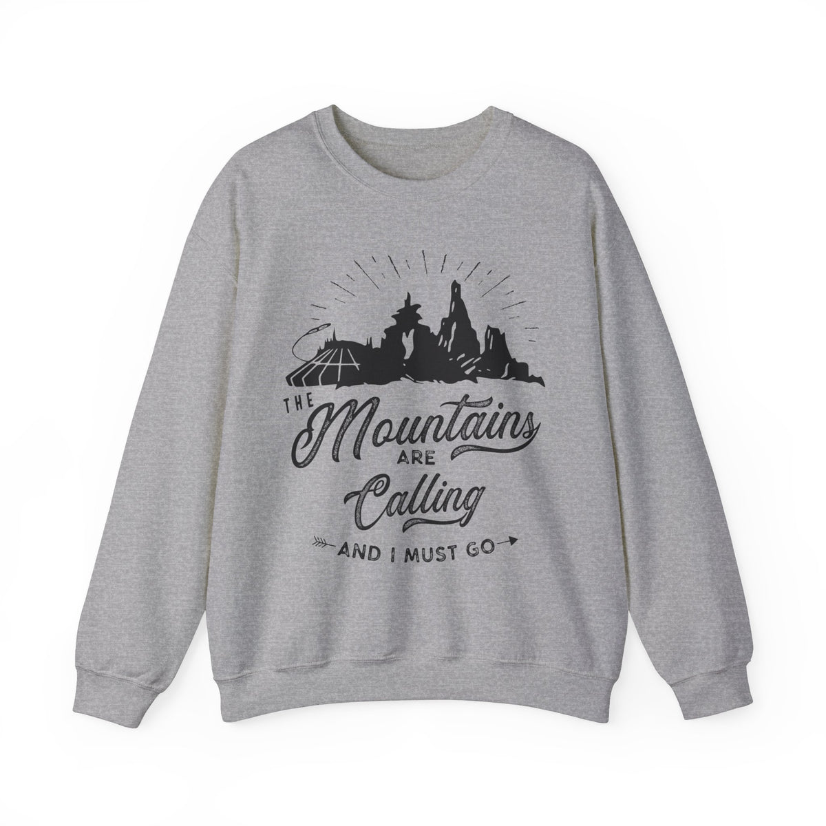 The Mountains Are Calling Gildan Unisex Heavy Blend™ Crewneck Sweatshirt