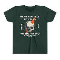 Dead Men Tell No Tales Bella Canvas Youth Short Sleeve Tee