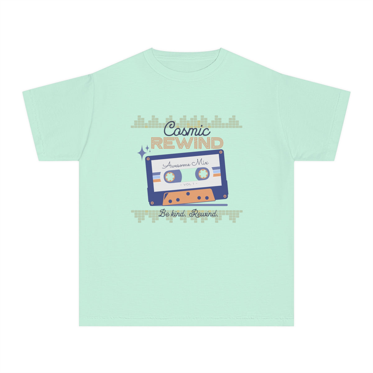 Cosmic Rewind Comfort Colors Youth Midweight Tee