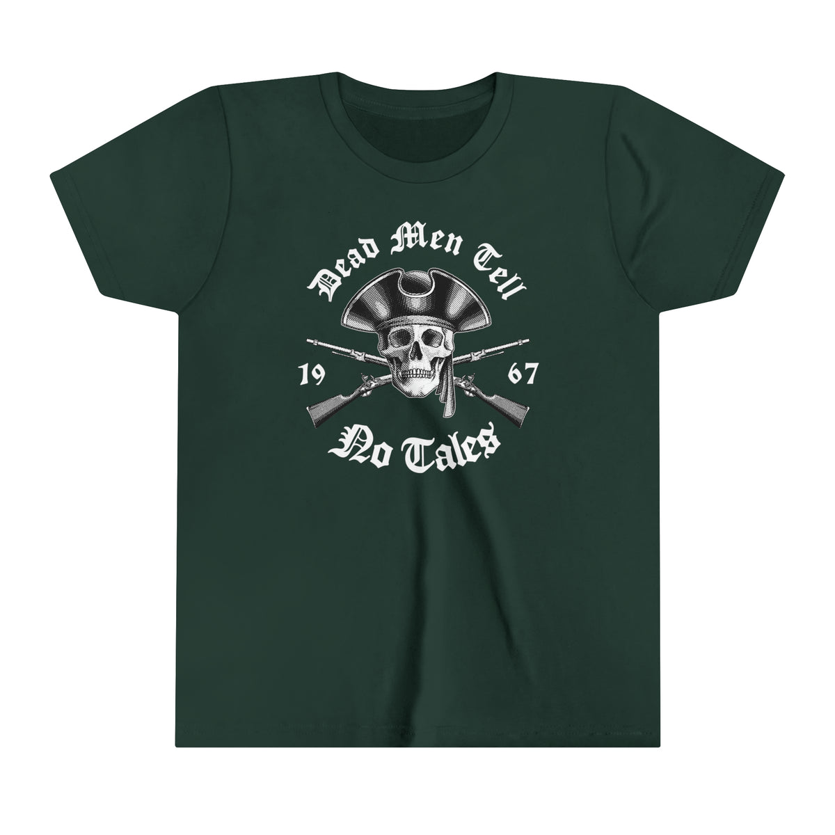 Dead Men Tell No Tales Bella Canvas Youth Short Sleeve Tee