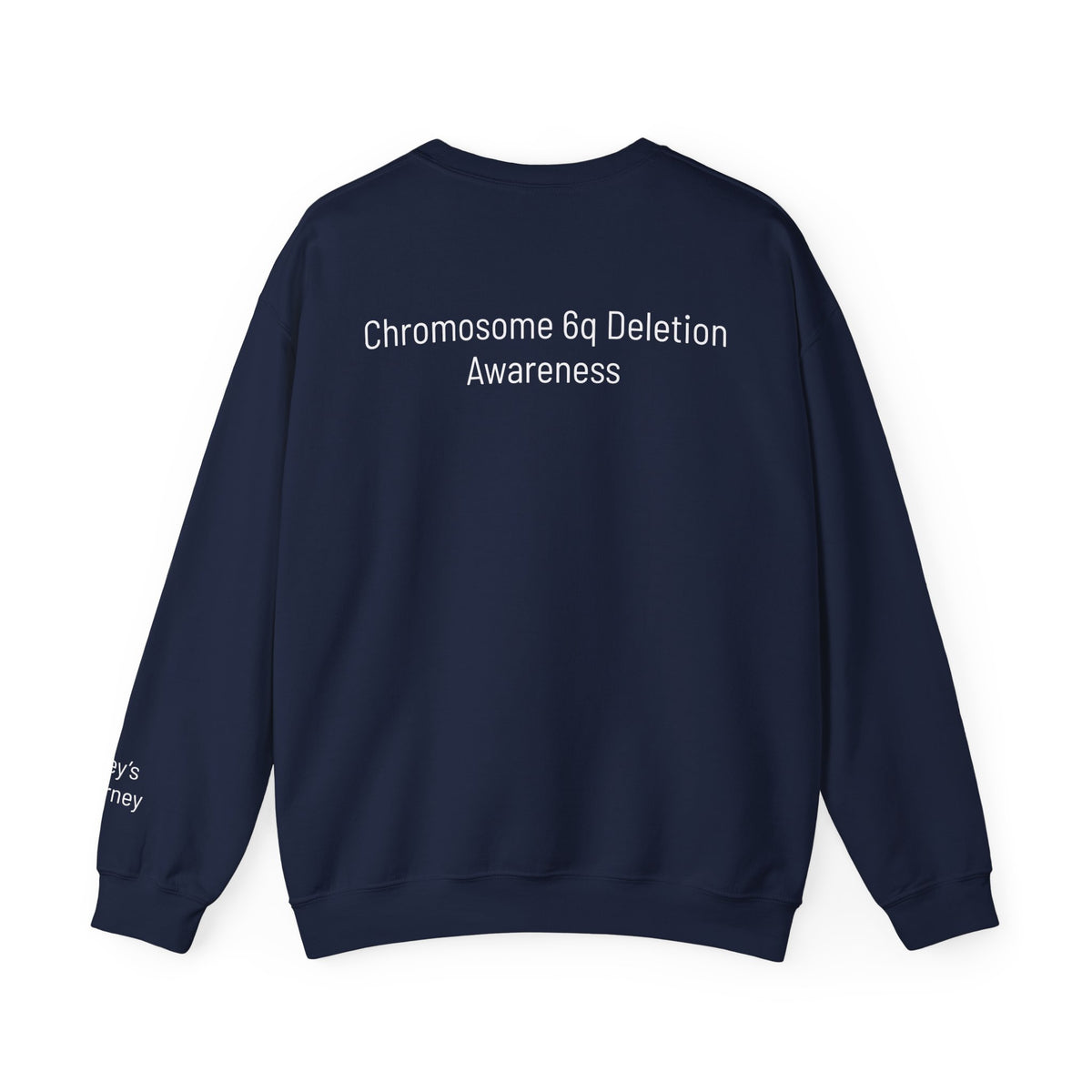 Joey's Journey Chromosome 6q Deletion Awareness Gildan Unisex Heavy Blend™ Crewneck Sweatshirt