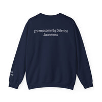 Joey's Journey Chromosome 6q Deletion Awareness Gildan Unisex Heavy Blend™ Crewneck Sweatshirt