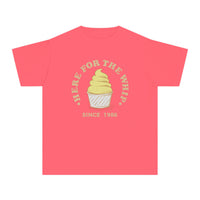 Here For The Whip Comfort Colors Youth Midweight Tee