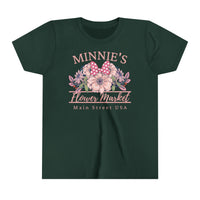 Minnie's Flower Market Bella Canvas Youth Short Sleeve Tee