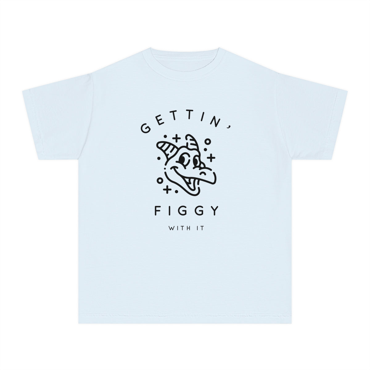Gettin' Figgy With It Comfort Colors Youth Midweight Tee