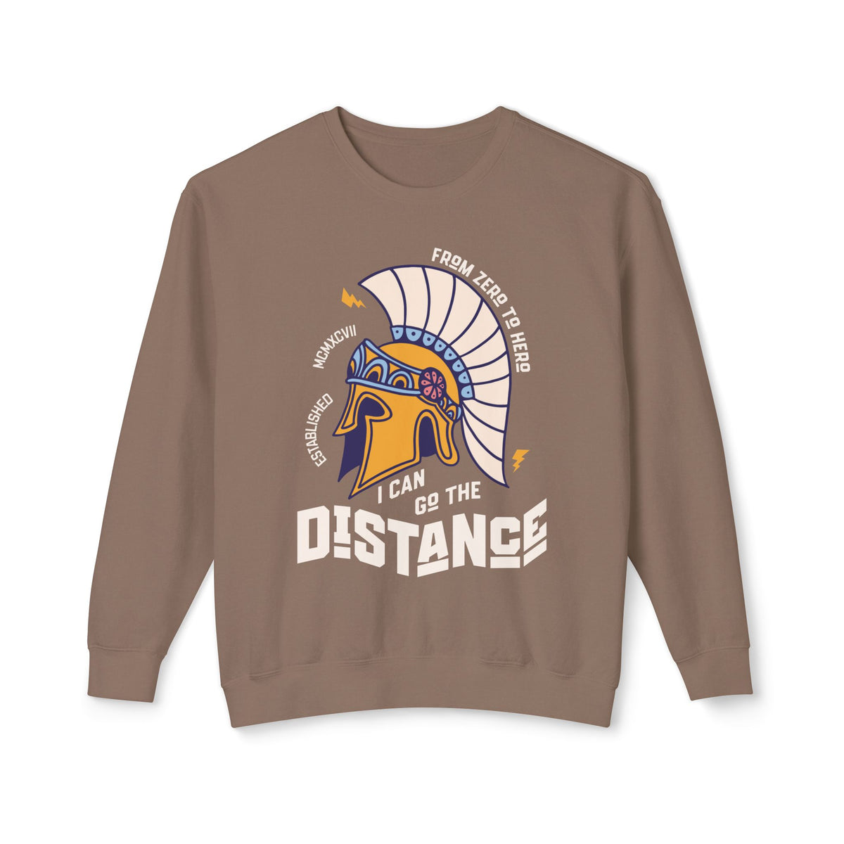 I Can Go The Distance Unisex Lightweight Comfort Colors Crewneck Sweatshirt