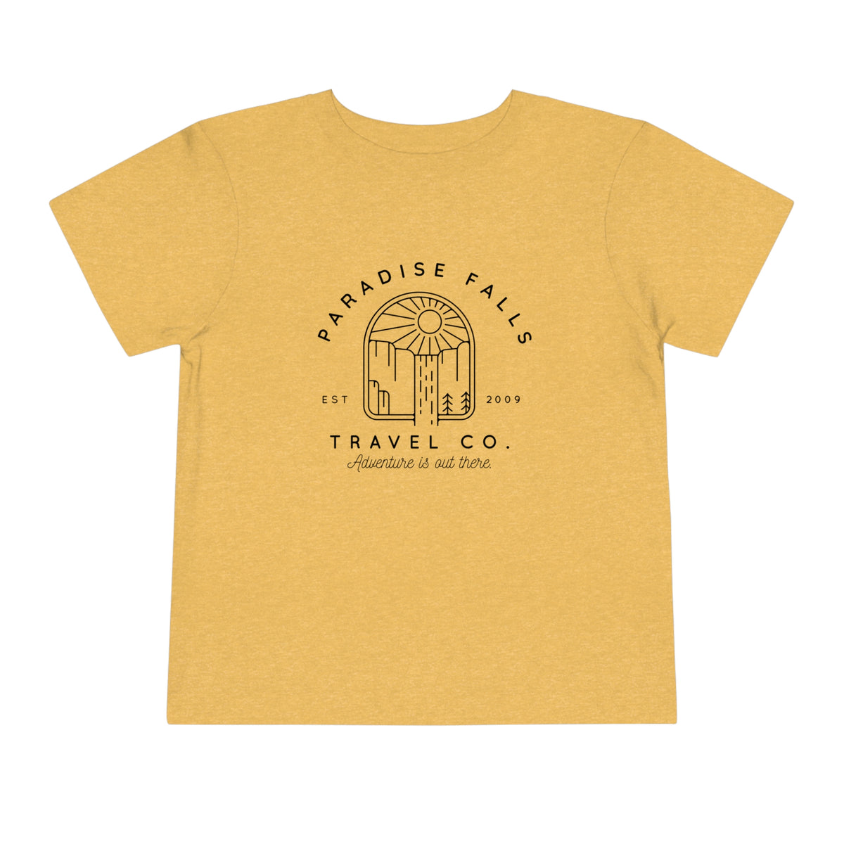 Paradise Falls Vacation Co. Bella Canvas Toddler Short Sleeve Tee