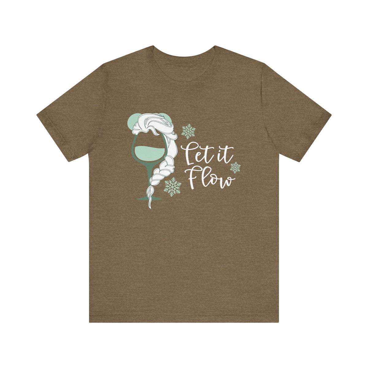Let It Flow Bella Canvas Unisex Jersey Short Sleeve Tee
