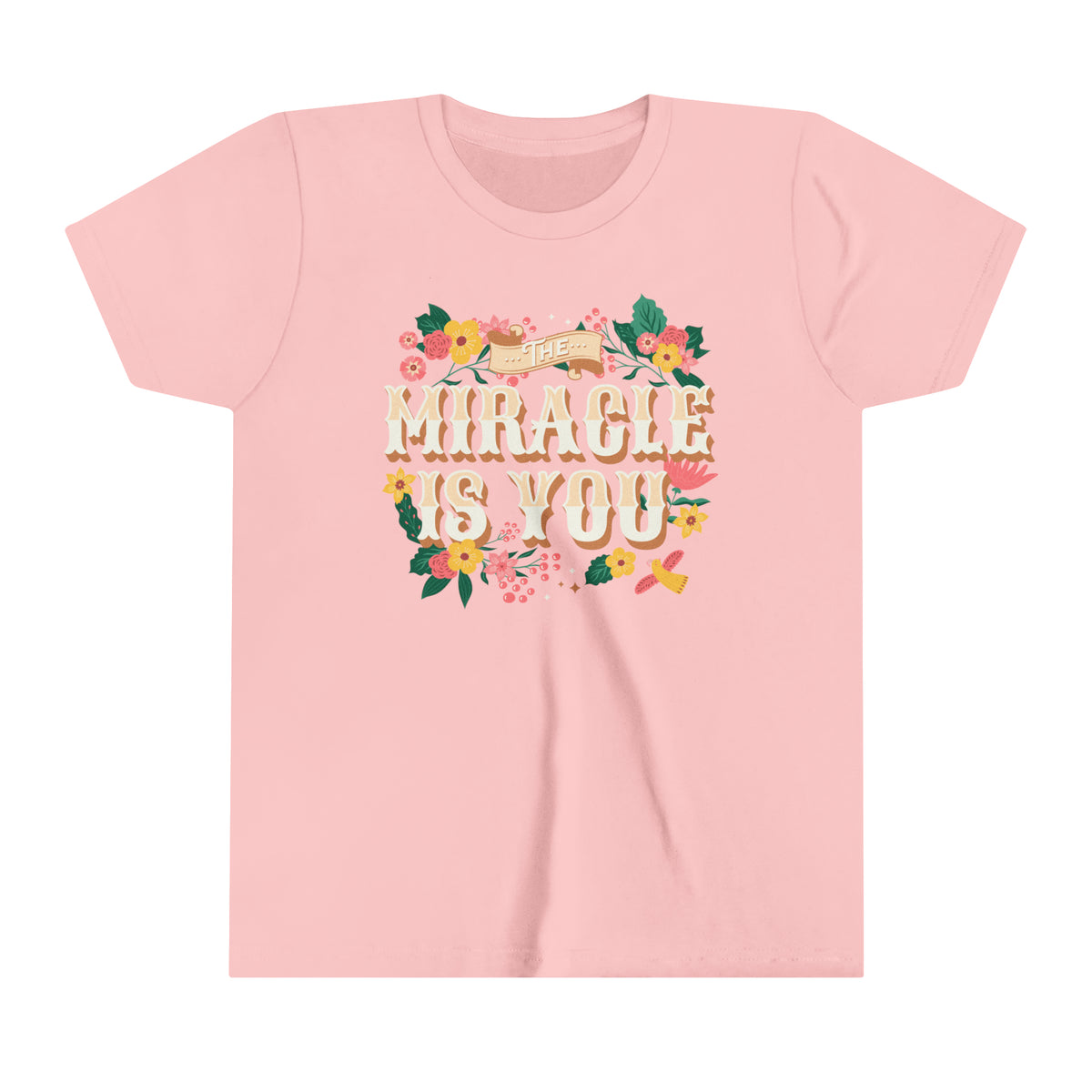 The Miracle Is You Bella Canvas Youth Short Sleeve Tee