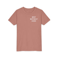 Best Birthday Ever Bella Canvas Youth Short Sleeve Tee