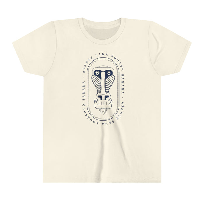 Asante Sana Squashed Banana Bella Canvas Youth Short Sleeve Tee