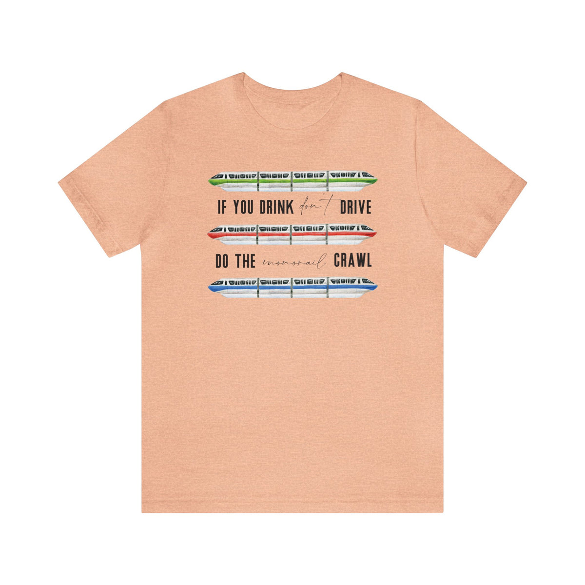 Monorail Crawl Bella Canvas Unisex Jersey Short Sleeve Tee
