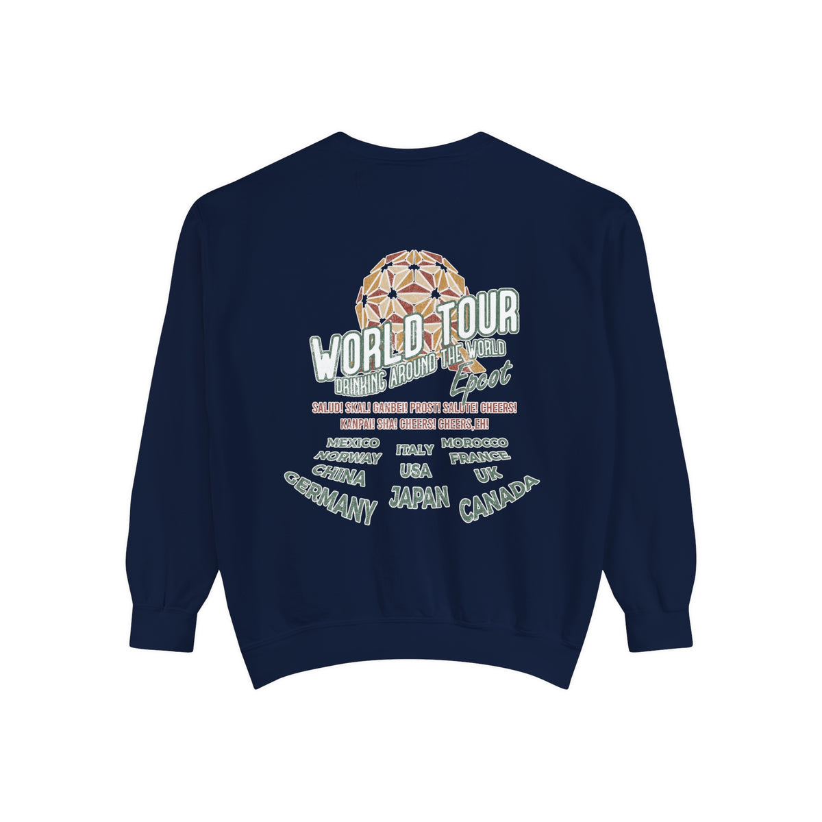 World Tour Comfort Colors Unisex Garment-Dyed Sweatshirt