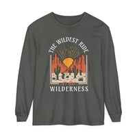 The Wildest Ride In The Wilderness Comfort Colors Unisex Garment-dyed Long Sleeve T-Shirt