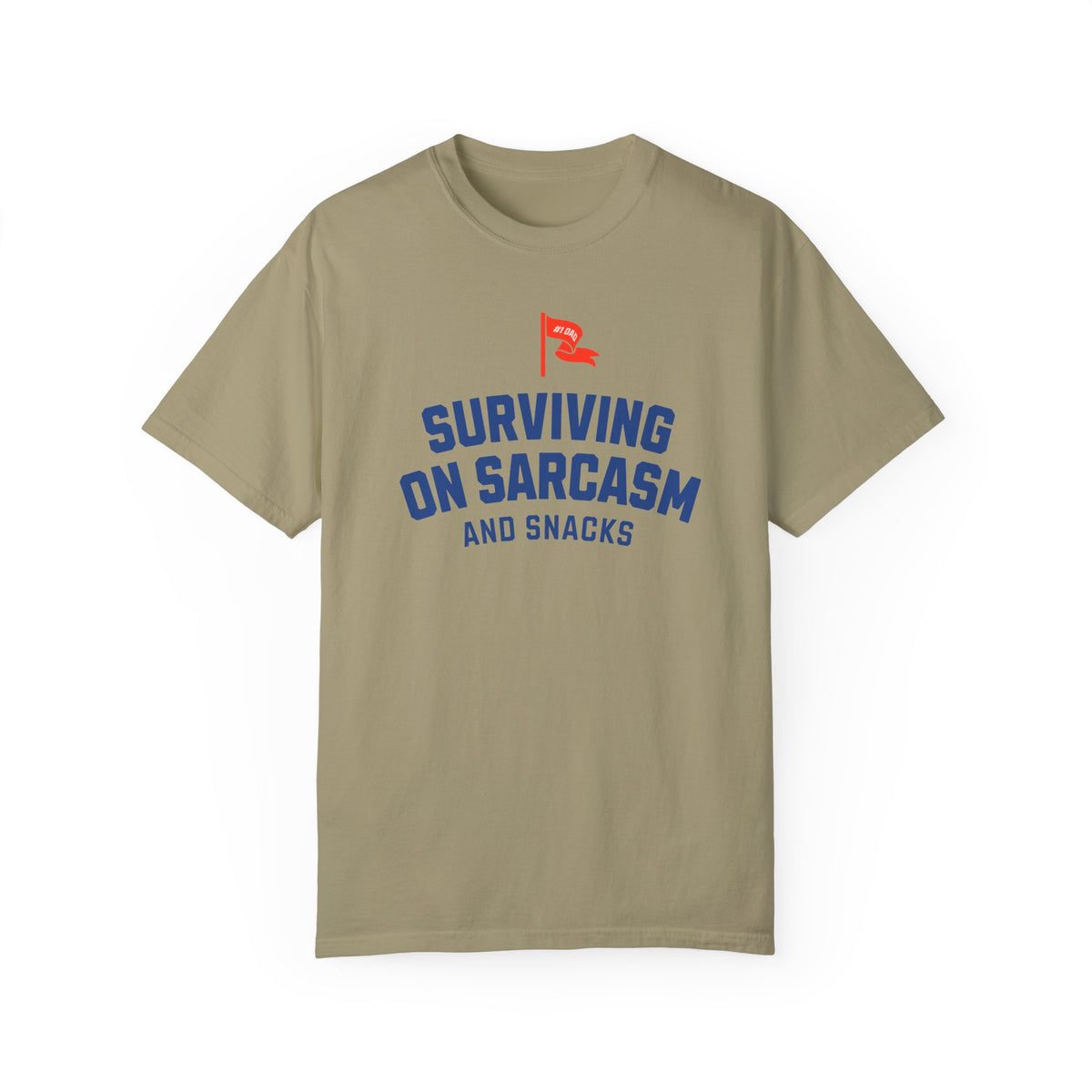 Surviving on Sarcasm and Snacks Comfort Colors Unisex Garment-Dyed T-shirt