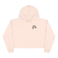 Down Bad Crying at the Gym Crop Hoodie