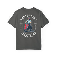 Portorosso Vespa Club Comfort Colors Unisex Garment-Dyed T-shirt