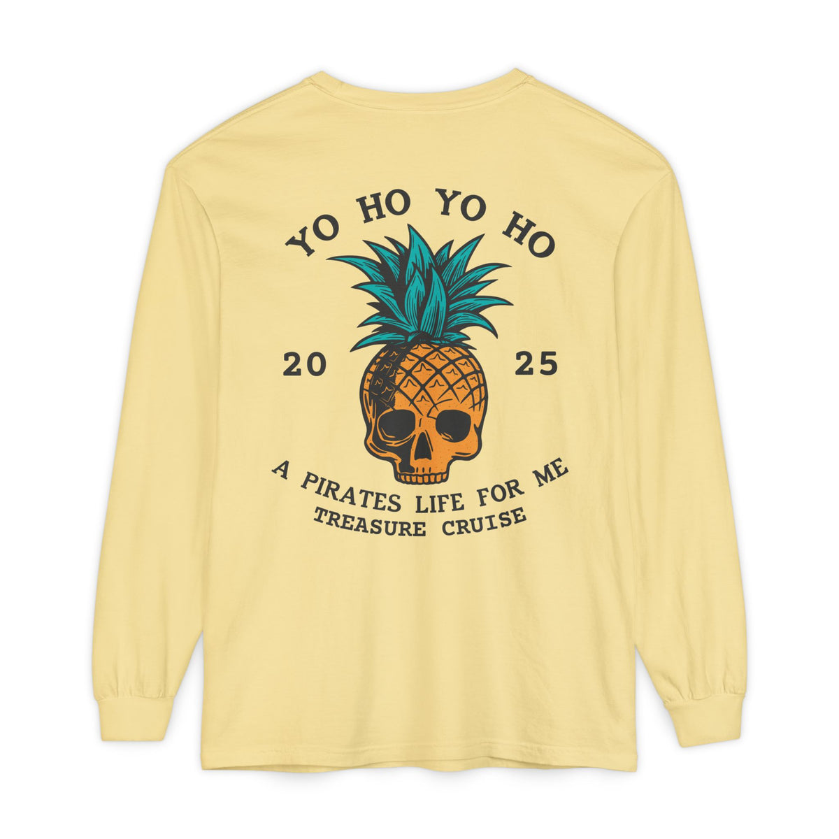 Yo Ho Treasure Cruise Comfort Colors Unisex Garment-dyed Long Sleeve T-Shirt