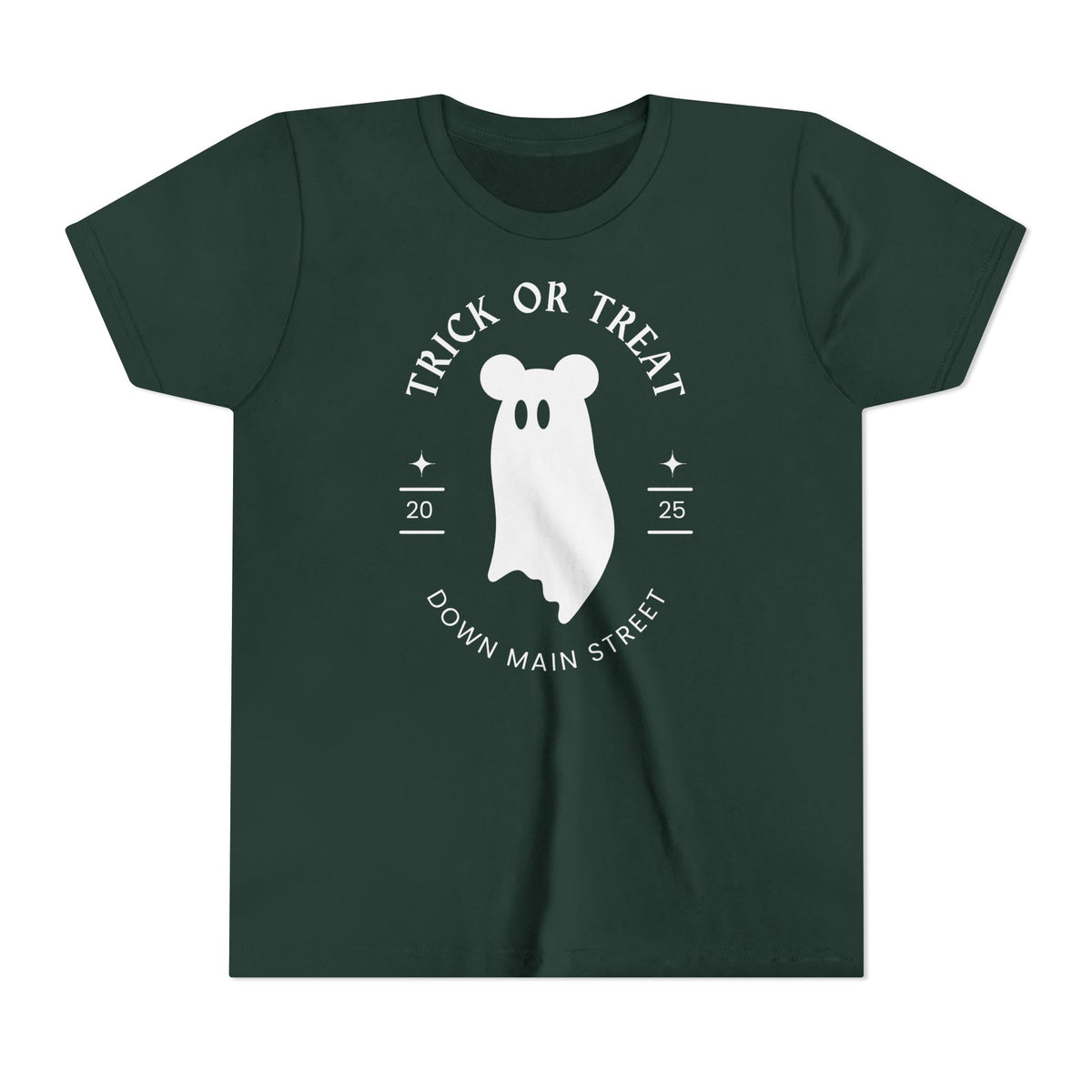 Trick or Treat Down Main Street Youth Short Sleeve Tee