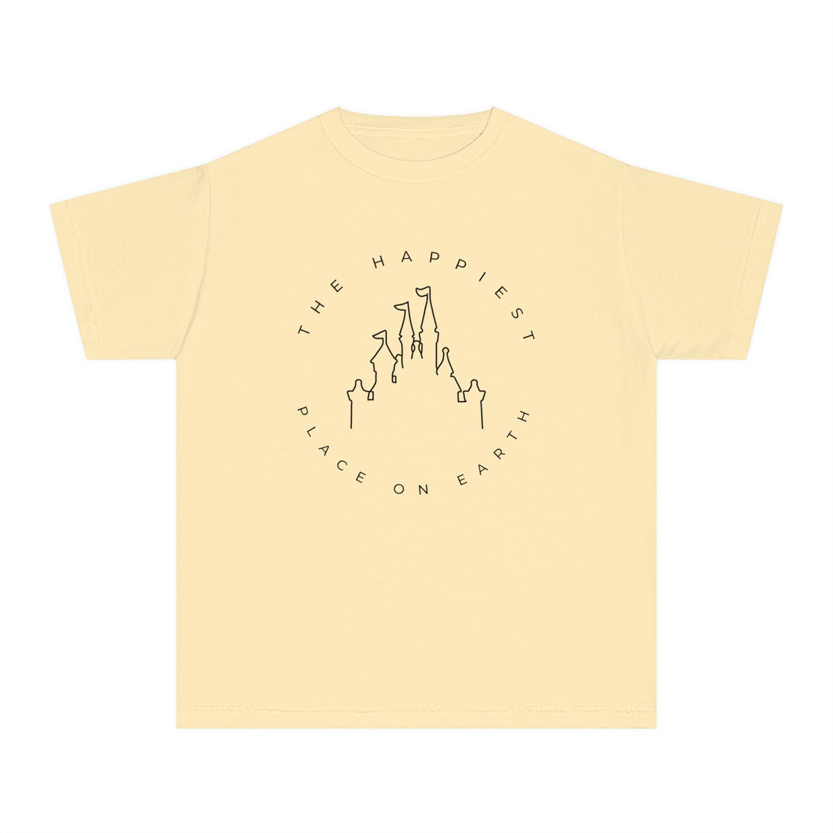 Happiest Place On Earth Comfort Colors Youth Midweight Tee