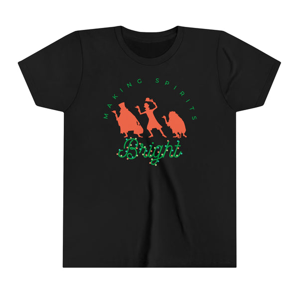 Making Spirits Bright Bella Canvas Youth Short Sleeve Tee