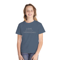 Love Doesn’t Count Chromosomes Comfort Colors Youth Midweight Tee