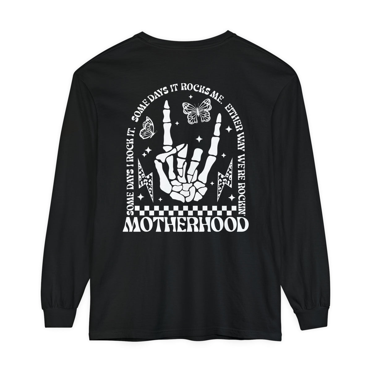 Motherhood Comfort Colors Unisex Garment-dyed Long Sleeve T-Shirt