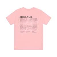 No Genie+? Bella Canvas Unisex Jersey Short Sleeve Tee