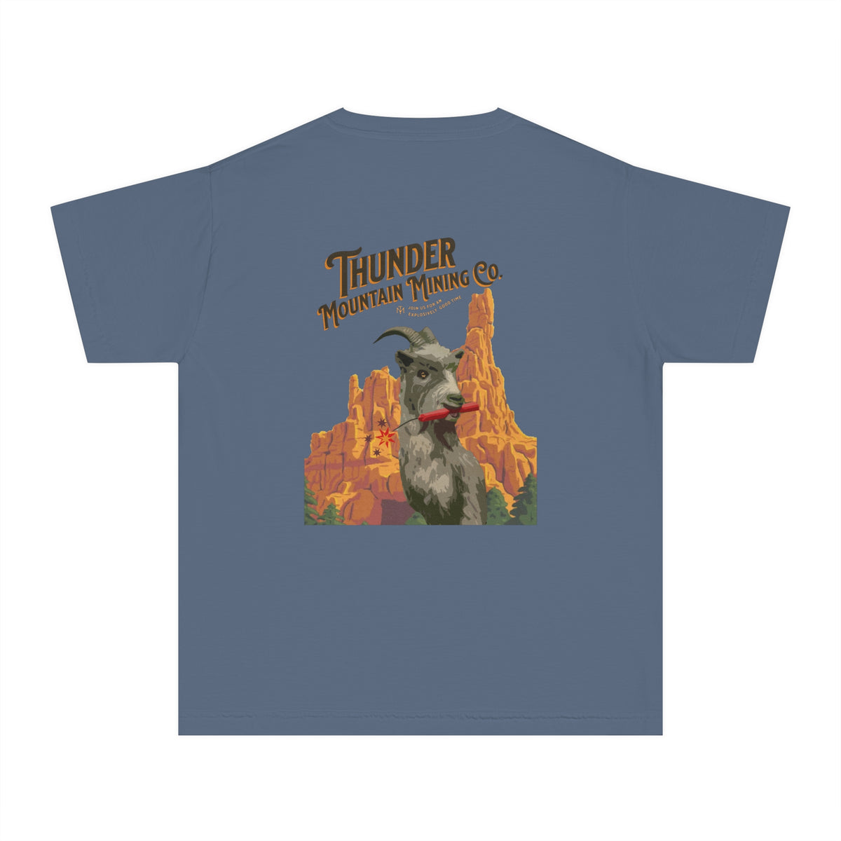 Thunder Mountain Mining Co. Comfort Colors Youth Midweight Tee