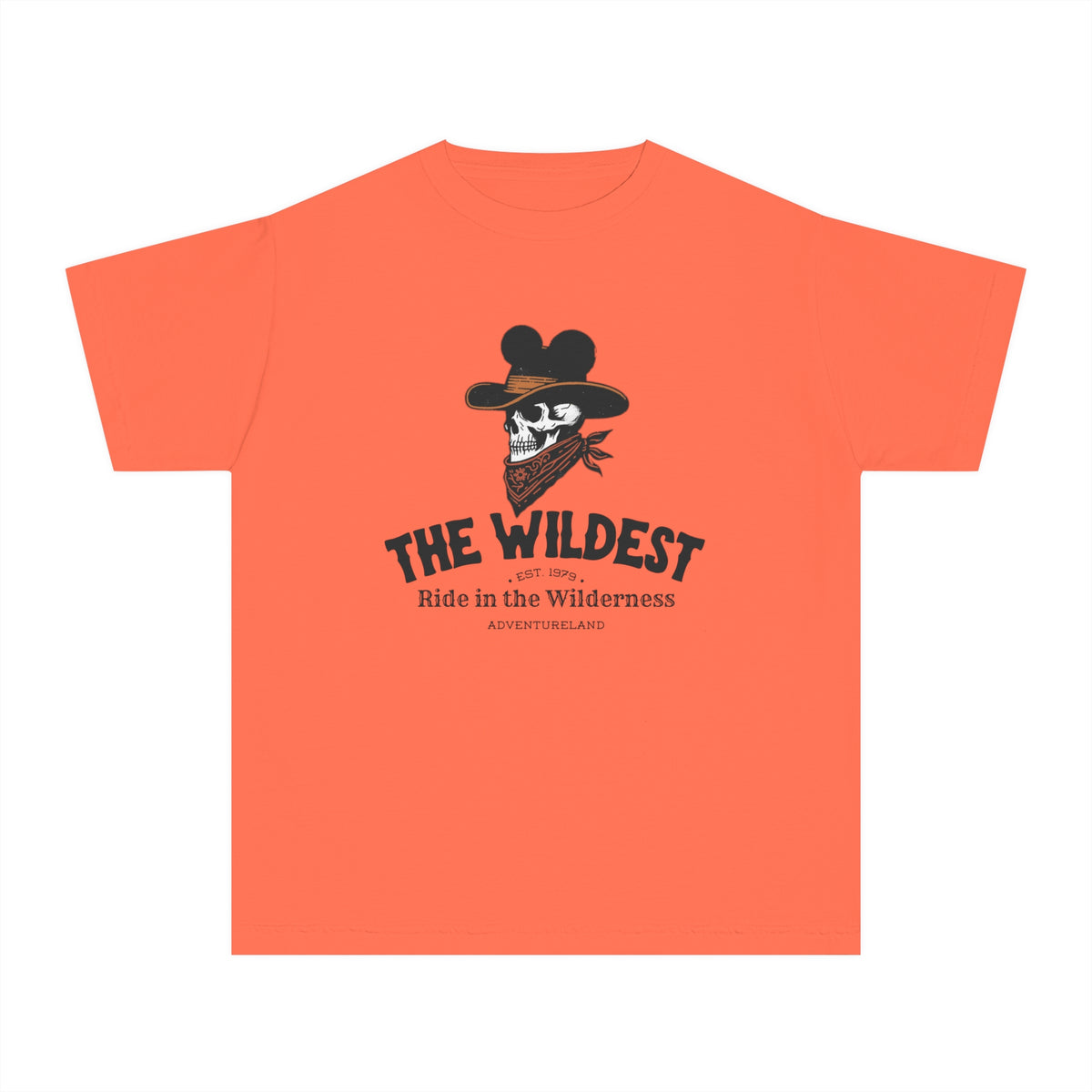 The Wildest Ride in the Wilderness Comfort Colors Youth Midweight Tee