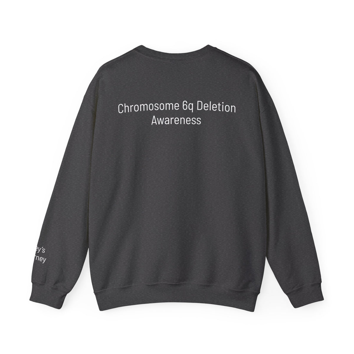 Joey's Journey Chromosome 6q Deletion Awareness Gildan Unisex Heavy Blend™ Crewneck Sweatshirt