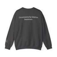 Joey's Journey Chromosome 6q Deletion Awareness Gildan Unisex Heavy Blend™ Crewneck Sweatshirt