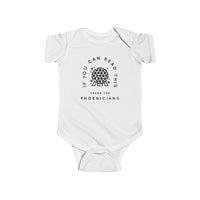 If You Can Read This Thank The Phoenicians Rabbit Skins Infant Fine Jersey Bodysuit