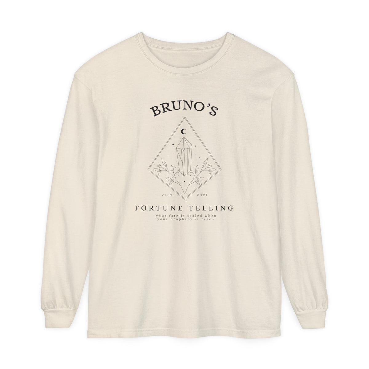 Bruno's Fortune Telling Comfort Colors Unisex Garment-dyed Long Sleeve T-Shirt