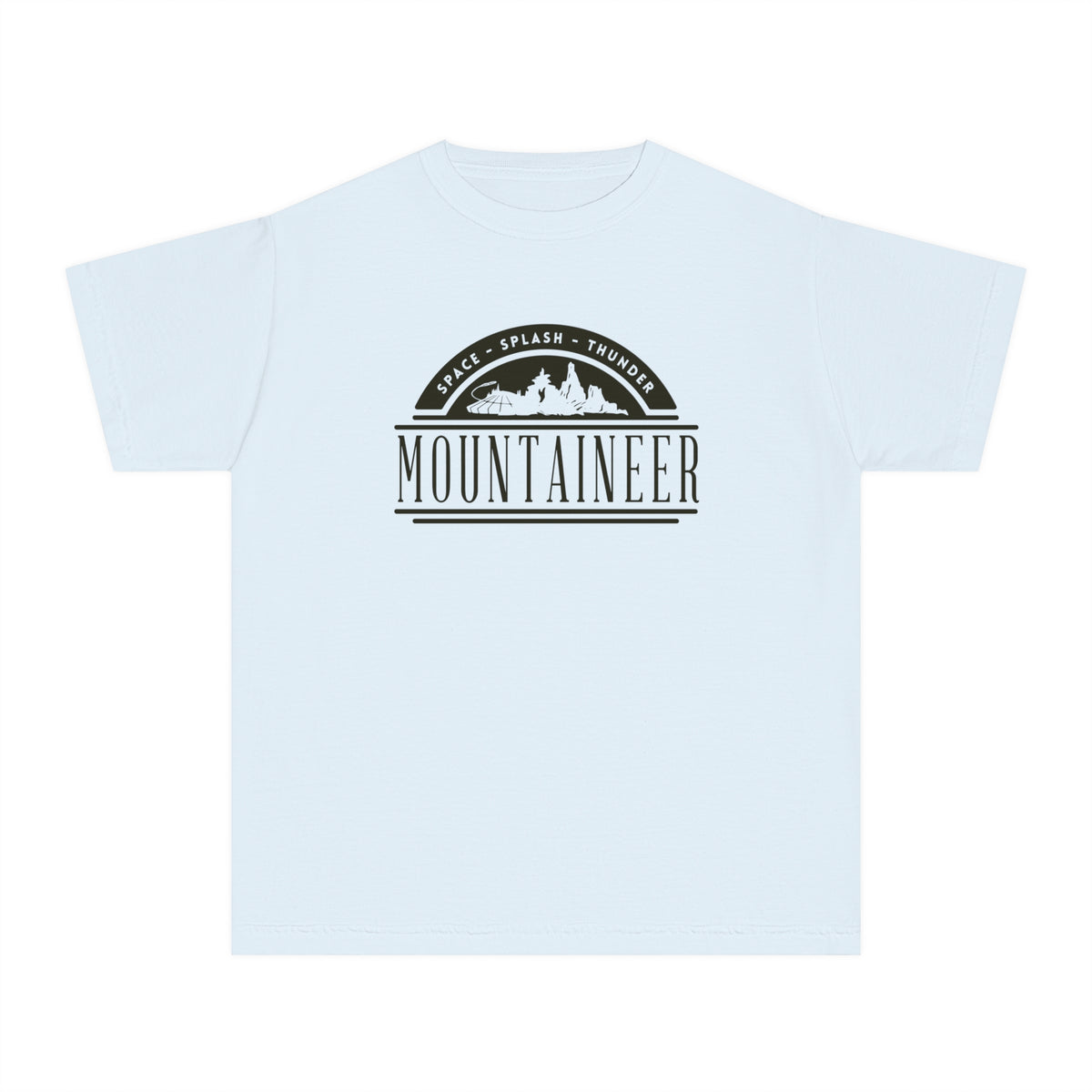 Mountaineer Comfort Colors Youth Midweight Tee