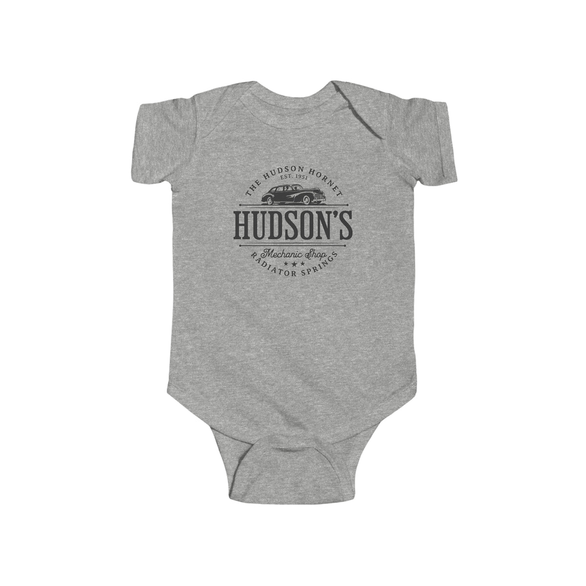 Hudson's Mechanic Shop Rabbit Skins Infant Fine Jersey Bodysuit