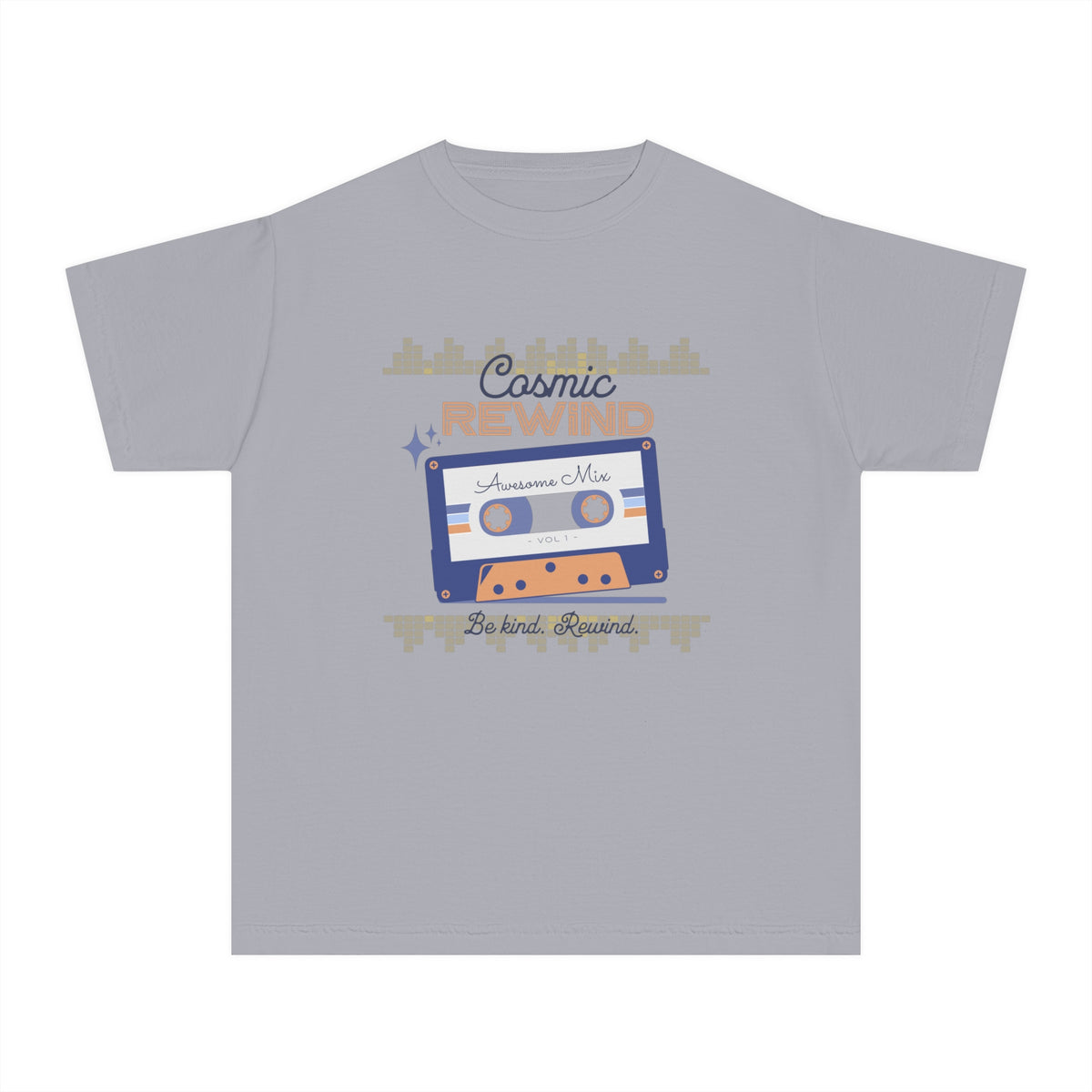 Cosmic Rewind Comfort Colors Youth Midweight Tee