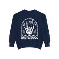 Motherhood Comfort Colors Unisex Garment-Dyed Sweatshirt