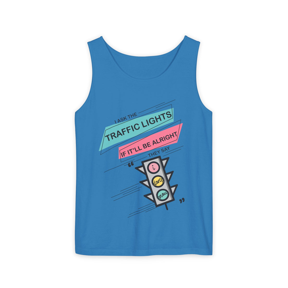 Traffic Lights Swiftie Comfort Colors Unisex Garment-Dyed Tank Top