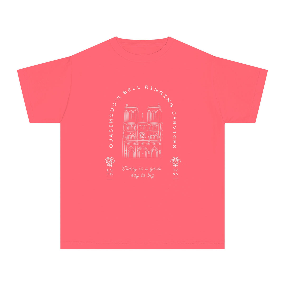 Quasimodo's Bell Ringing Services Comfort Colors Youth Midweight Tee