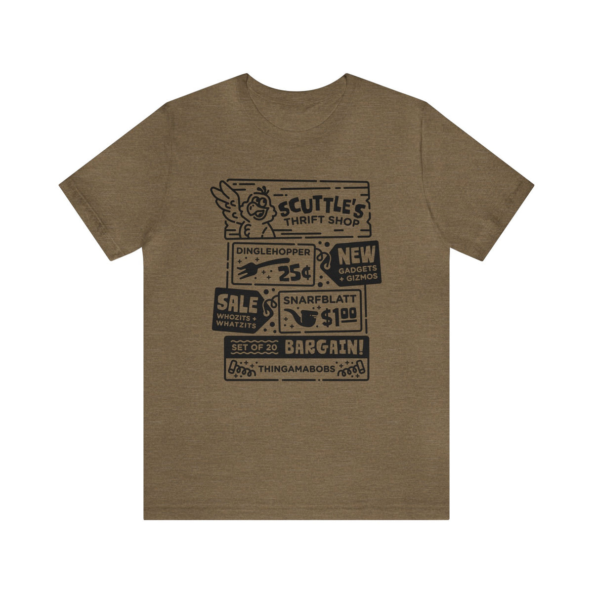 Scuttle’s Thrift Shop Bella Canvas Unisex Jersey Short Sleeve Tee