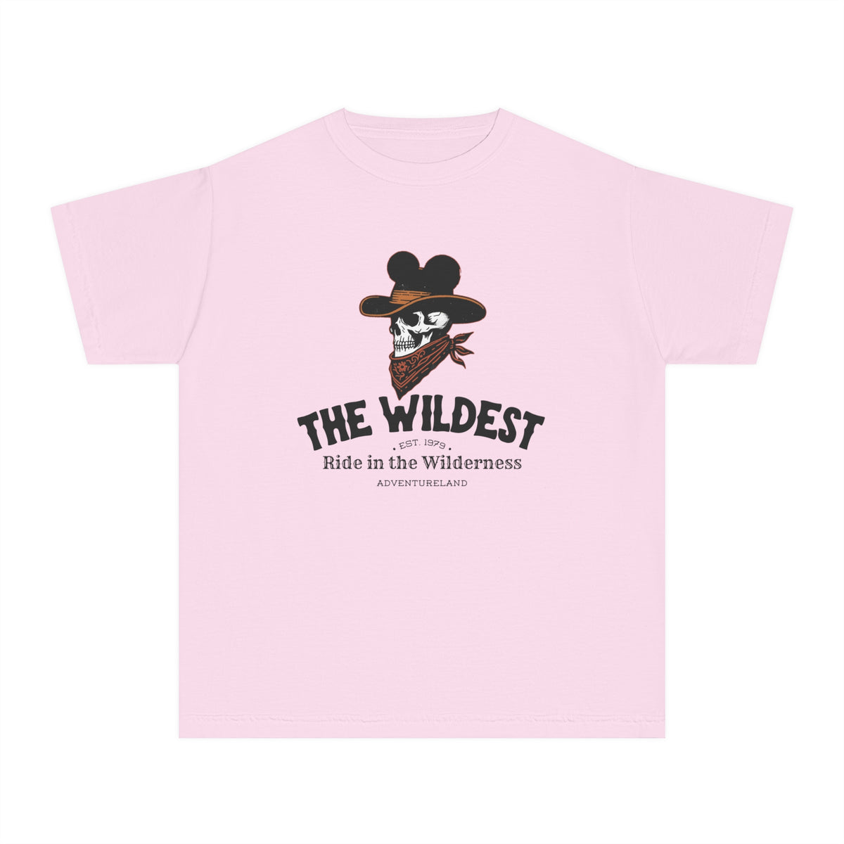 The Wildest Ride in the Wilderness Comfort Colors Youth Midweight Tee